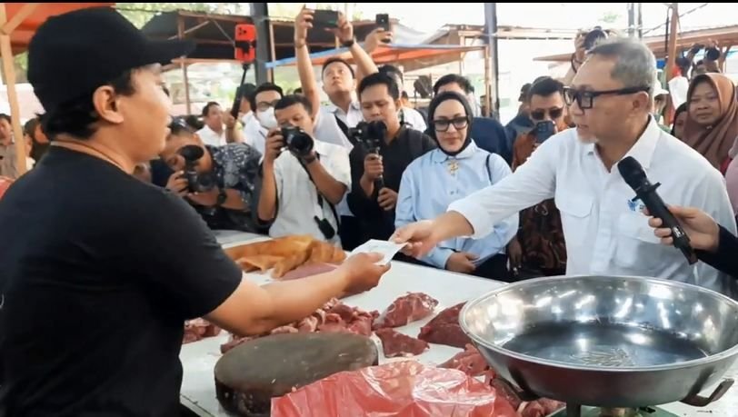 Mendag Resmikan Pasar Rakyat Palapa Pekanbaru