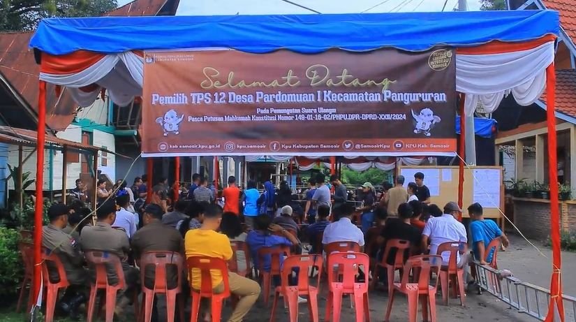 KPU Samosir Gelar Pemungutan Suara Ulang di TPS 12