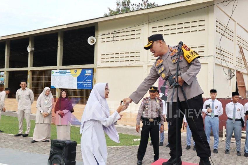Kapolres Padangsidimpuan Bimbing Para Pelajar Untuk Meraih Kesuksesan