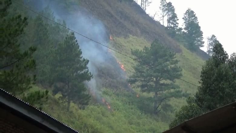 Kebakaran Hutan Perbukitan Danau Toba Terus Meluas
