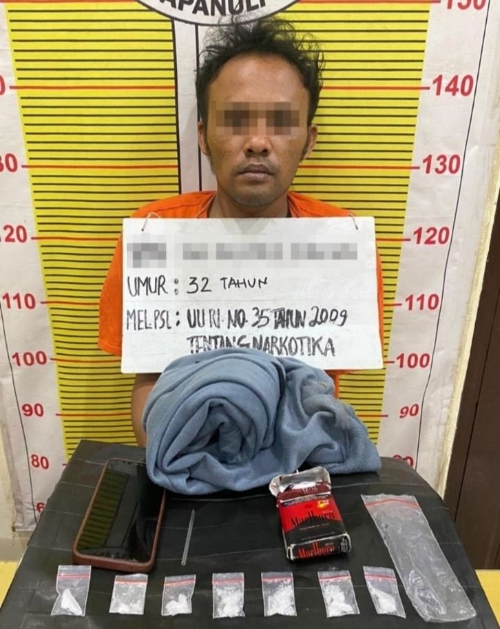 Nyaru Jadi Pembeli, Polres Tapsel Gagalkan Peredaran Sabu di Paluta