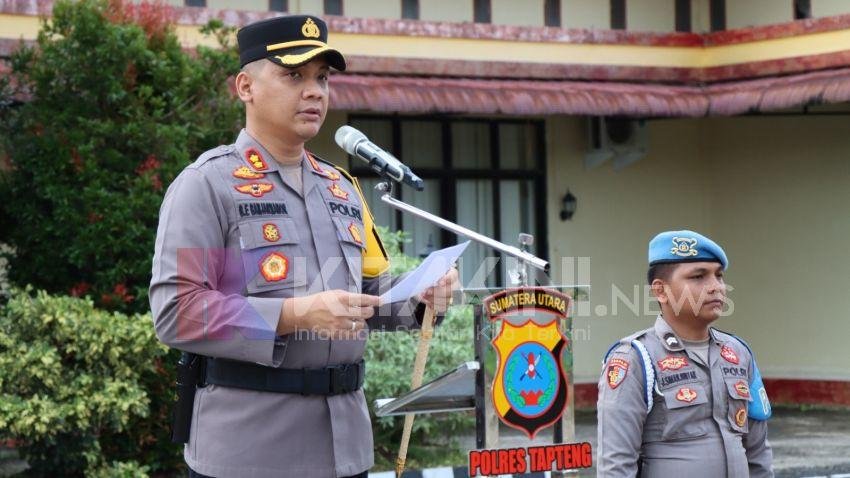 Ops Toba 2024, Kapolres Tapteng Imbau Anggota jadi Contoh Patuh Berlalu Lintas