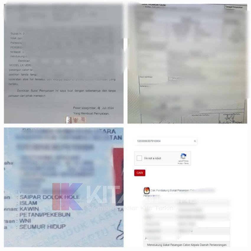 Warga Kembali Ungkap Dugaan Pencatutan Dukugan KTP Pilkada Tapsel