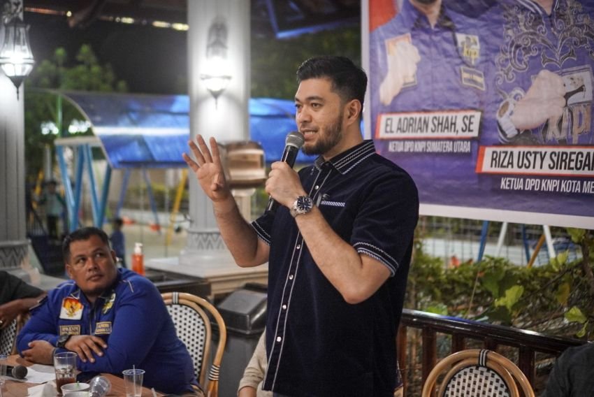 Bertemu Kader KNPI se Kota Medan, El Adrian Shah Jelaskan Visi Pemerataan Pembangunan