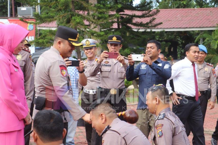 29 Personel Polres Langkat Naik Pangkat Satu Tingkat