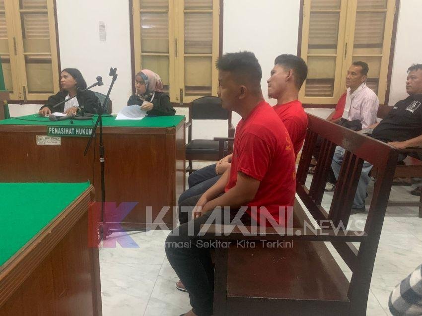 Dua Terdakwa Pengedar 7,48 Gram Sabu Dituntut 15 tahun penjara