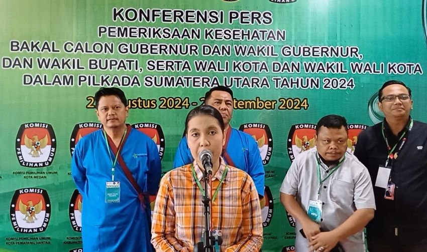 Kenakan Baju Biru Pasien, 3 Paslon Wali Kota dan Wakil Diperiksa Kesehatannya