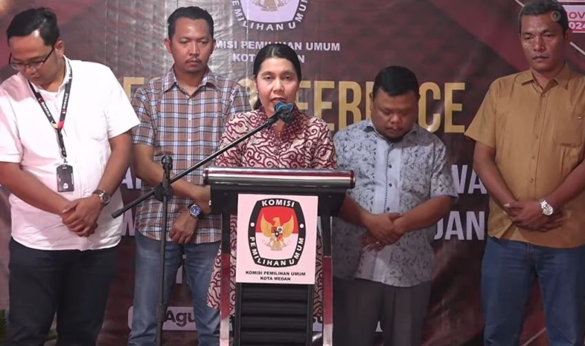 KPU Medan Masih Sepi, Paslon Diminta Registrasi 1 Jam Sebelum Mendaftar