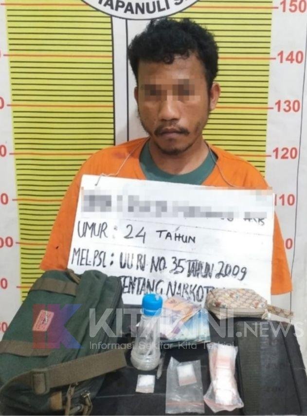 Polres Tapsel Tangkap Pengedar Sabu di Paluta