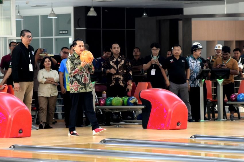 Uji Kesiapan Venue, Fatoni Buka Test Event Bowling