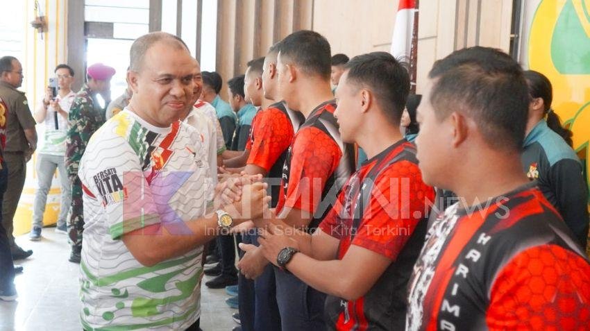 Pj Bupati Langkat Lepas 78 Atlet Asal Langkat di PON XXI 2024 Aceh-Sumut