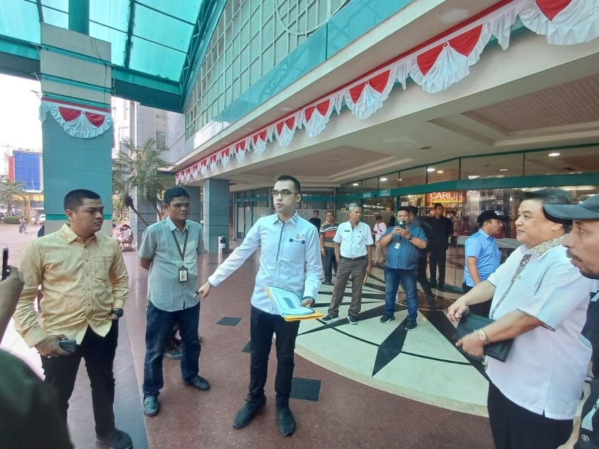 Pastikan Batas Aset, Komisi III DPRD Medan Tinjau Gedung Medan Mall