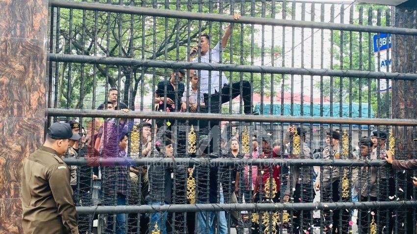 Massa AMC Pertanyakan Kinerja Penegakan Hukum Terkait Perkara Dugaan Penggelapan