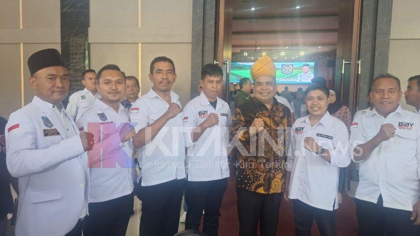 Bobby Lovers Hadiri Pelantikan Apdesi Deliserdang