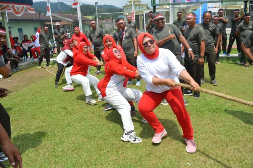 Meriahkan HUT Kemerdekaan, Kodim 0212/Tapsel Gelar Semarak Lomba Ceria