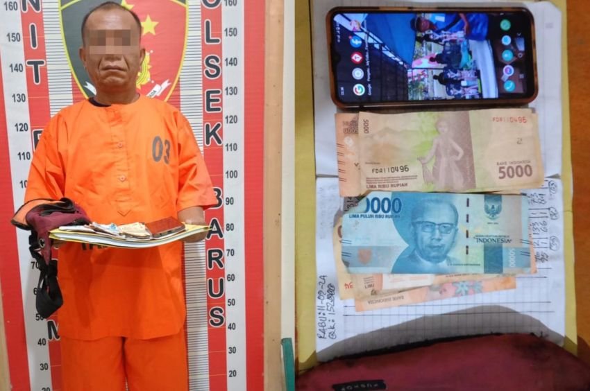 Pria 50 Tahun di Tapteng Tertangkap Kasus Judi Online