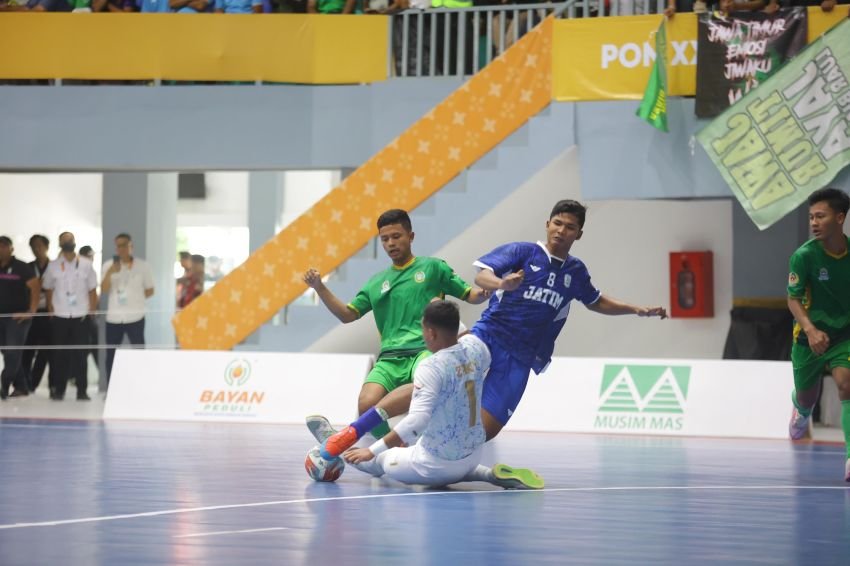 Tim Futsal Putra Sumut Ditumbangkan Jatim, Nasib ke Semifinal Ditentukan Hasil NTT