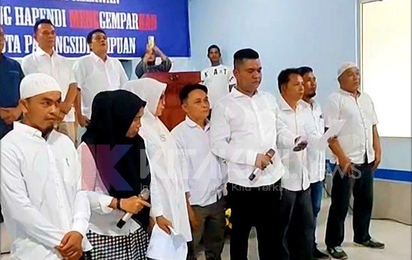 Bukti Dukungan, Ratusan Massa Relawan Pejuang Hapendi Deklarasikan Diri