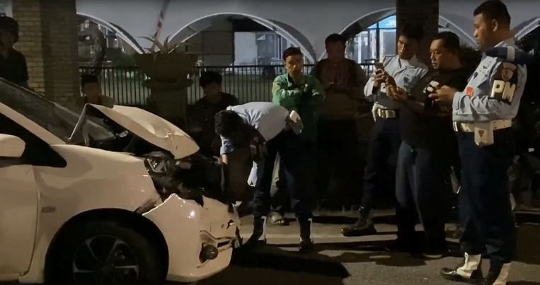 Terduga Bandar Narkoba Tabrak Sejumlah Pengendara di Medan