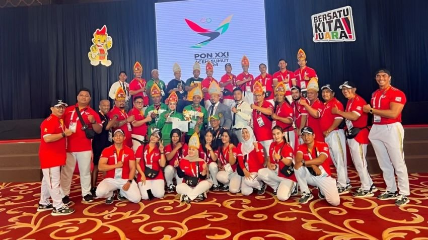 Tim Binaraga dan Fitness Sumut Borong 2 Emas di Hari Pertama PON XXI/2024