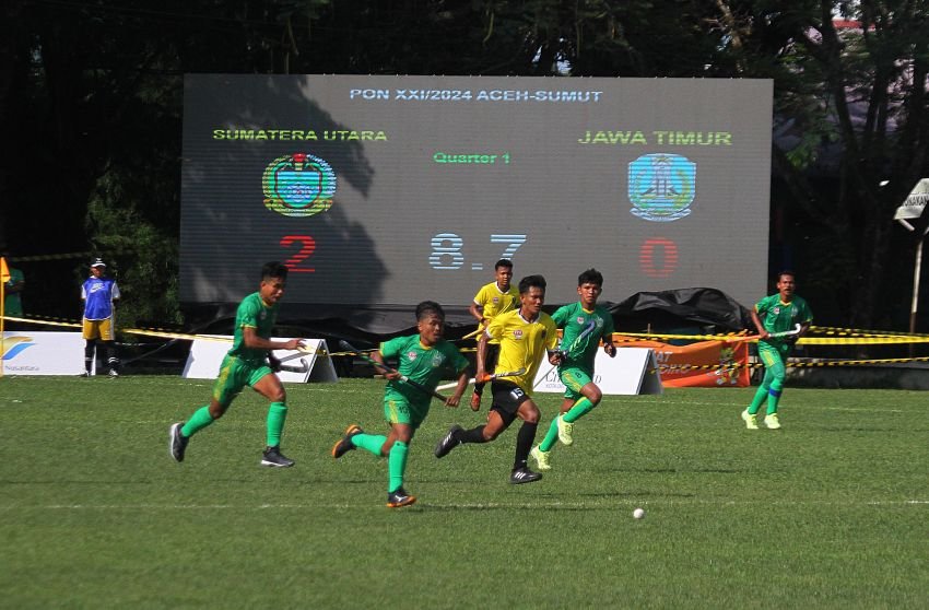 Sumut Kalahkan Jatim 4-2 di Pertandingan Hoki Lapangan Putra, Kapten: Doa dan Strategi Jadi Motivasi
