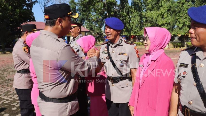 Pimpin Upacara Sertijab, Kapolres Langkat Berharap 2024 Lebih Baik
