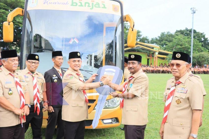 Walikota Binjai Pimpin Upacara Peringatan Hari Pramuka ke-63