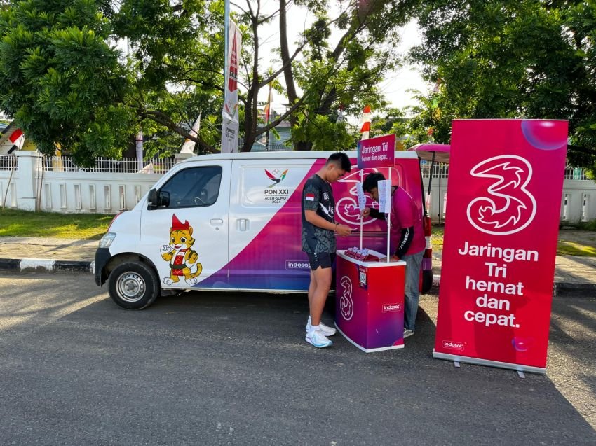 Indosat Datangkan Mobile Selling di Venue PON XXI Aceh-Sumut 2024