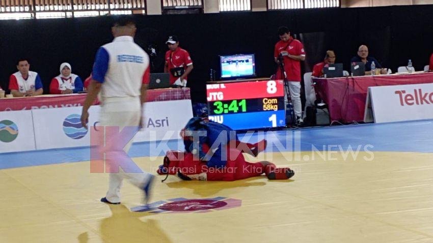 Sumut Turunkan 5 Petarung di Hari Kedua Pertandingan Sambo PON XXI
