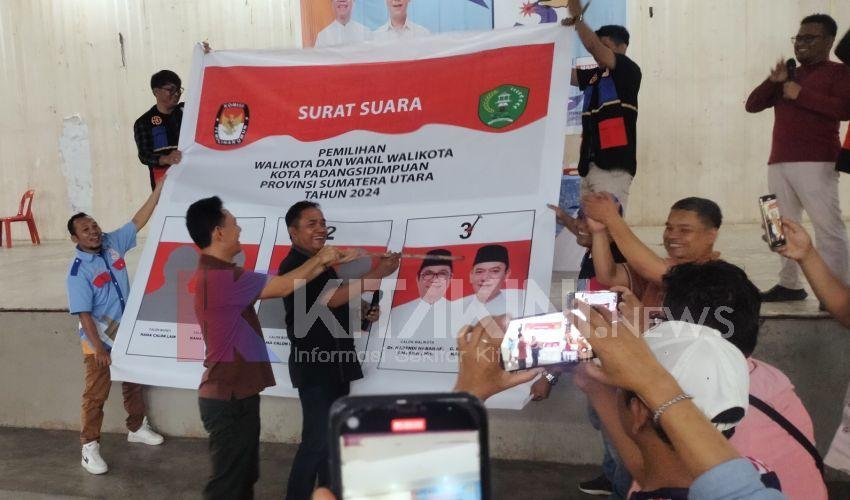 Tim Pemenangan Hapendi-Gempar di Dua Kecamatan Gelar Simulasi Pencoblosan