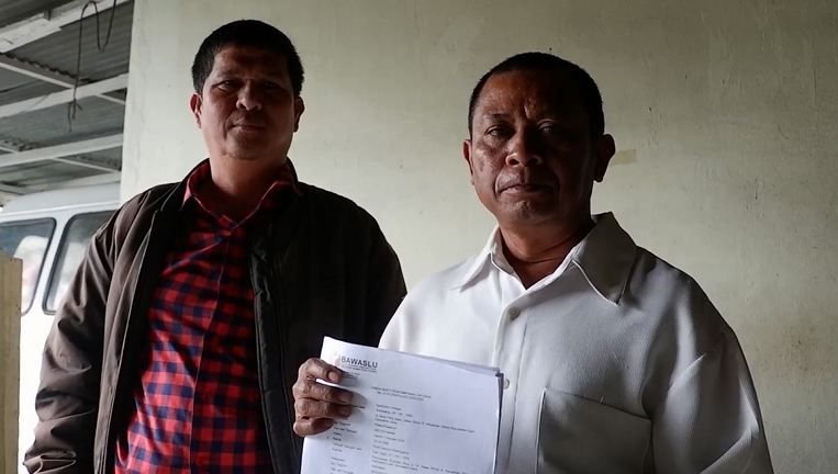 Soal Dugaan Keterangan Palsu, Cabub Dairi Eddy Berutu Dilaporkan Warga ke Bawaslu Sumut