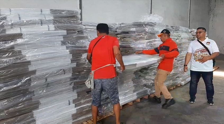 KPU Medan Terima Logistik 5.000 Kotak Suara