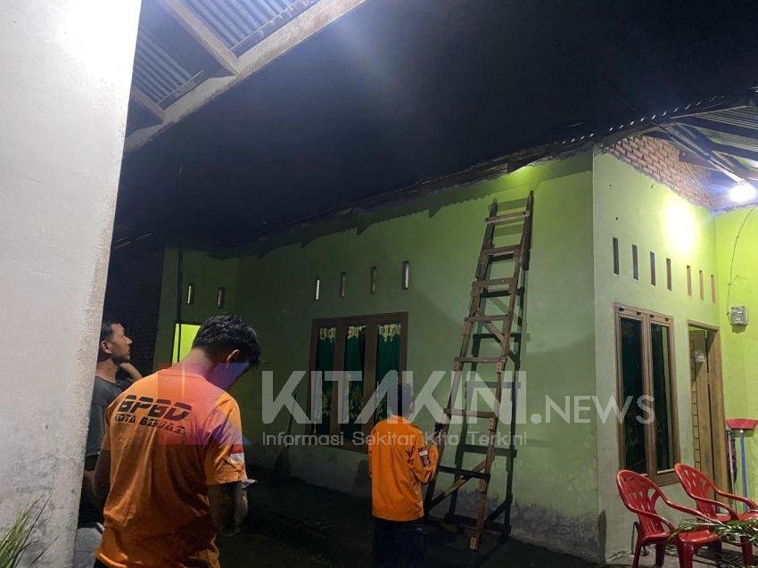 Lima Rumah Warga di Kota Binjai Rusak Diterjang Angin Kencang