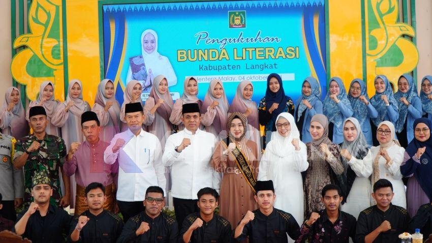 Pj Bupati Langkat Lantik Bunda Literasi: Gerakan Menumbuhkan Minat Baca Anak