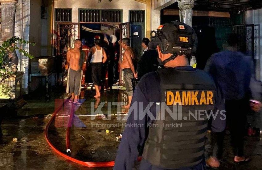 Diduga Korsleting Listrik, Satu Unit Rumah Nyaris Ludes Terbakar