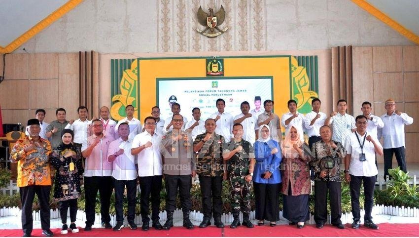 Pj Bupati Langkat Lantik Forum TJSP : Dorong Kolaborasi CSR untuk Pembangunan