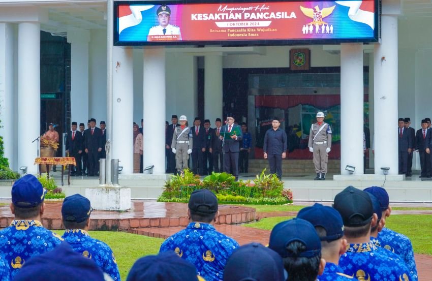 Aulia Rachman Pimpin Upacara Hari Kesaktian Pancasila, Tekankan Kebersamaan dalam Bingkai Pancasila