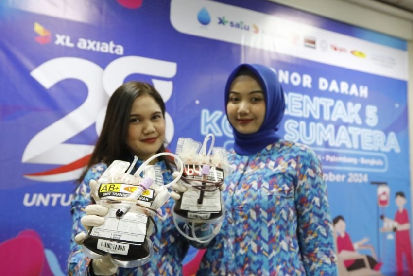 HUT XL Axiata: Donasi Darah 161 Kantong untuk Masyarakat Sumatera
