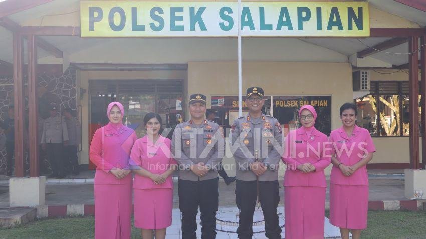 Kapolres Langkat Kunker ke Polsek Salapian