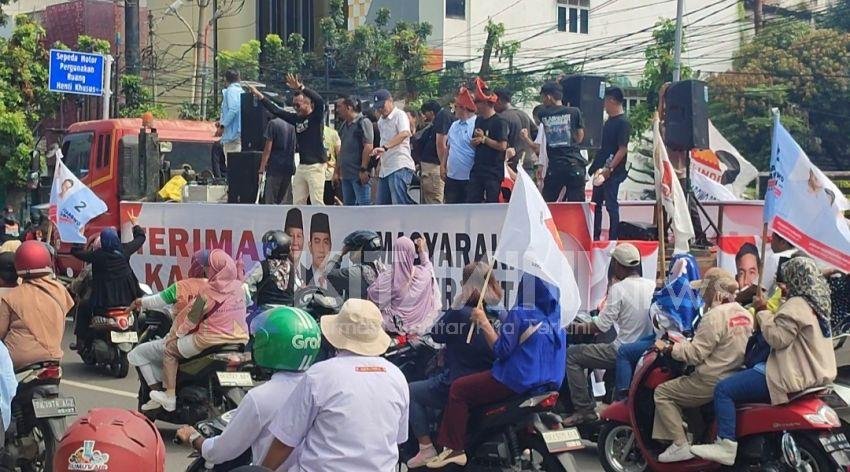 Rayakan Pelantikan Prabowo-Gibran, Warga Sumut Sumut Gelar Konvoi dan Nonton Bareng