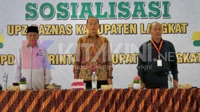 Sosialisasi UPZ Baznas, Sekda Langkat Ajak Semua Kalangan Sadar Berzakat