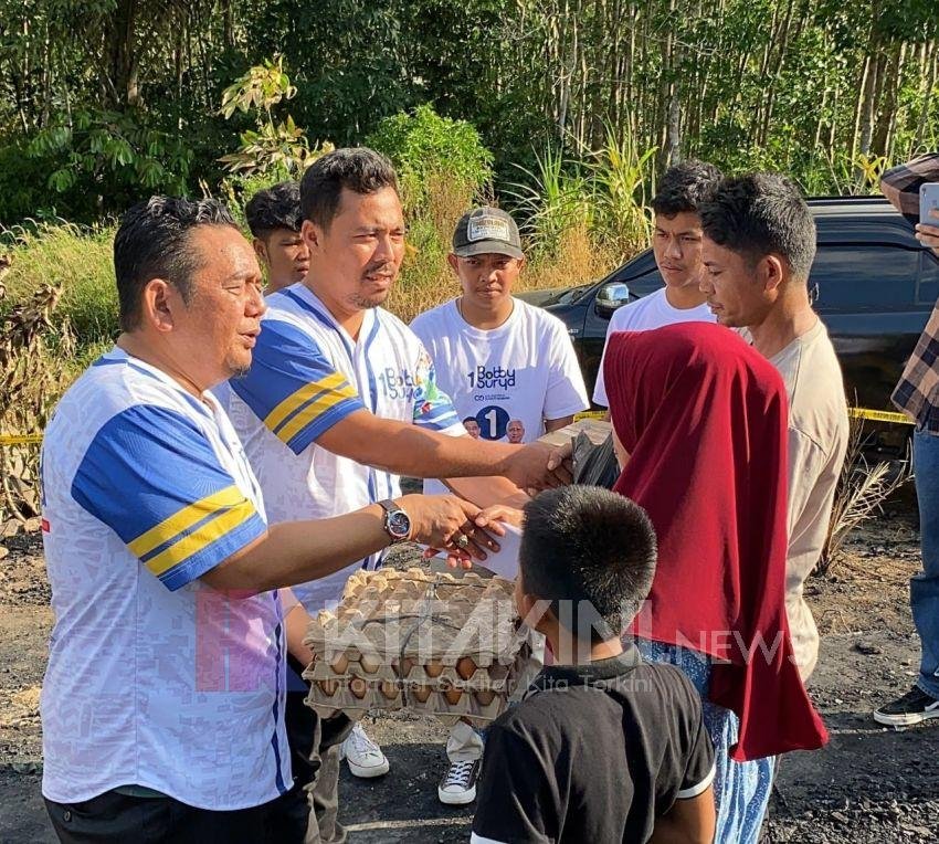 TKD Bobby-Surya Kota Padangsidimpuan Berikan Bantuan Kepada Korban Kebakaran