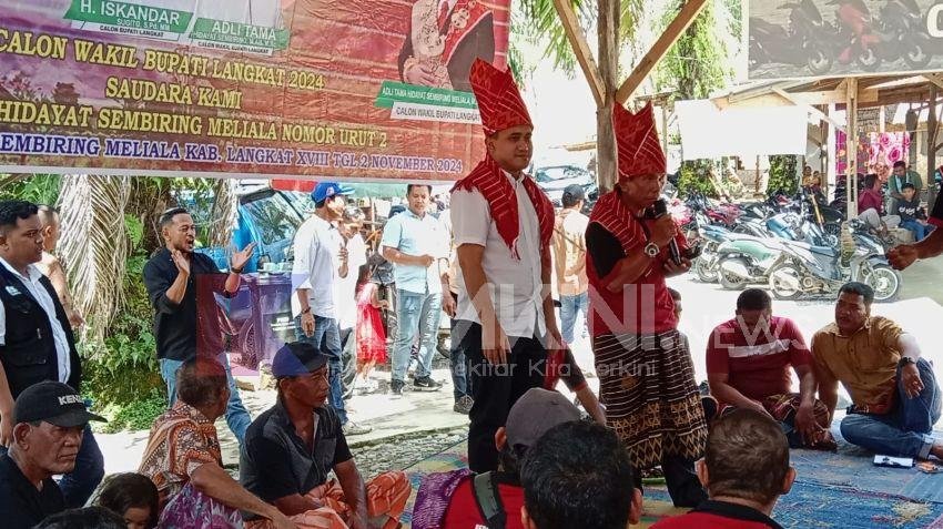 Seribuan Warga suku Karo Dukung Adli Tama Jadi Cawabub Langkat Dampingi Iskandar Sugito