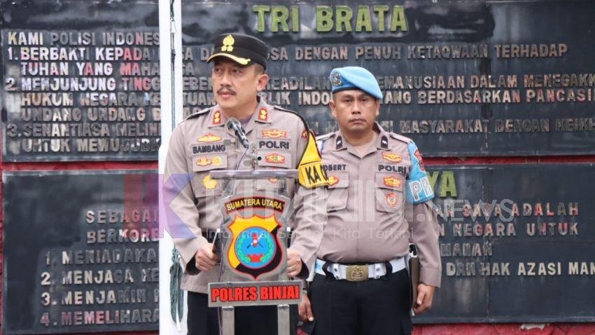 Polres Binjai Turunkan 452 Personel Amankan Pilkada