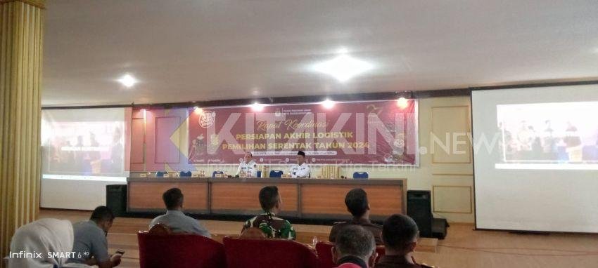 H-2 Jelang Pilkada 2024, KPU Padangsidimpuan Gelar Rakor Persiapan Logistik
