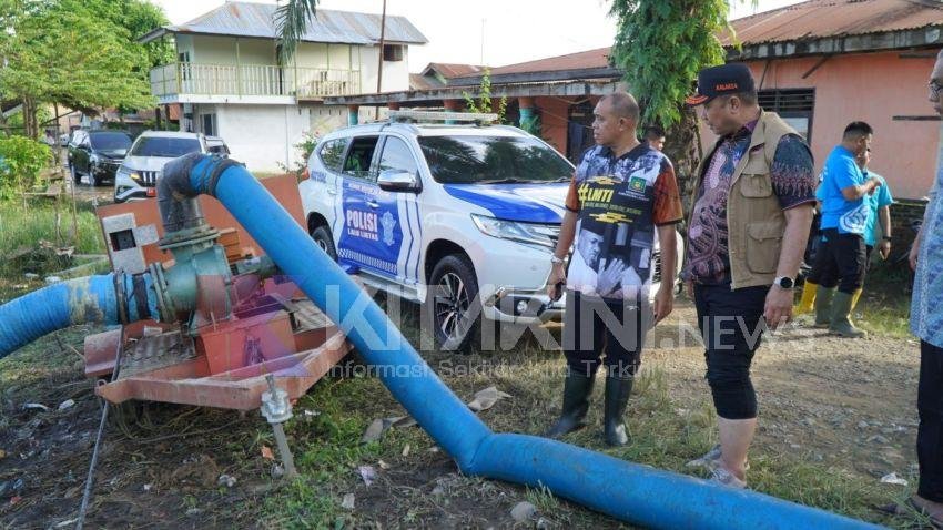 Pj Bupati Langkat Faisal Hasrimy Tinjau Lokasi Banjir di Tanjungpura
