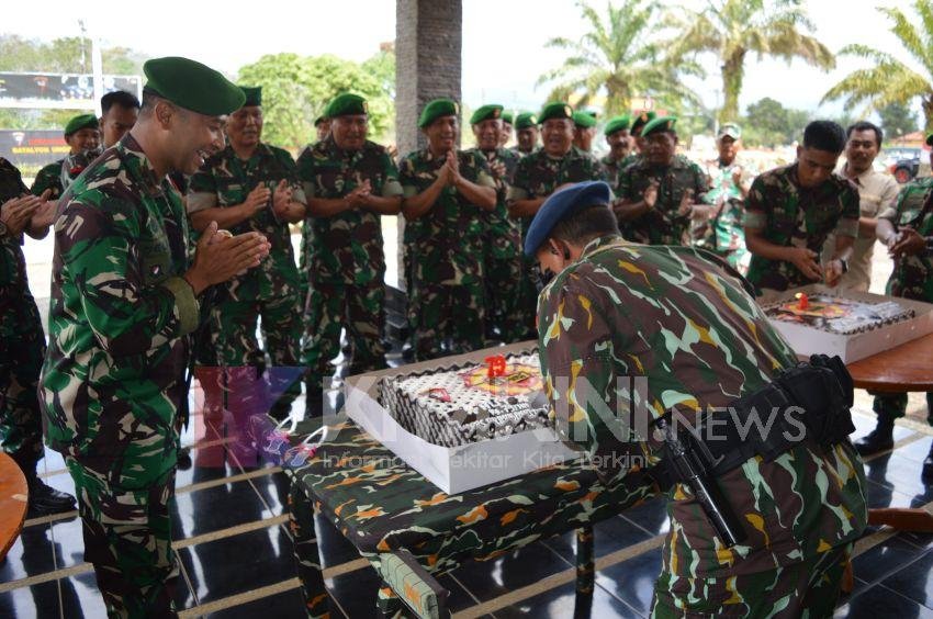 Kodim 0212/Tapsel Beri Momen Spesial Di HUT Brimob Polri Ke-79
