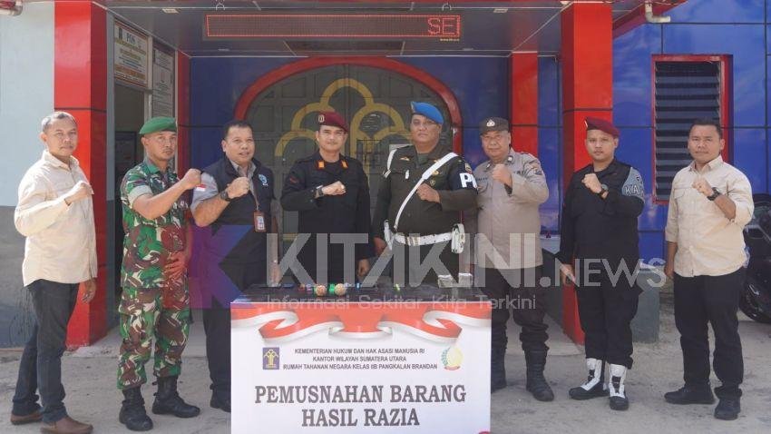 Rutan Kelas IIB Brandan Razia Kamar dan Tes Urine