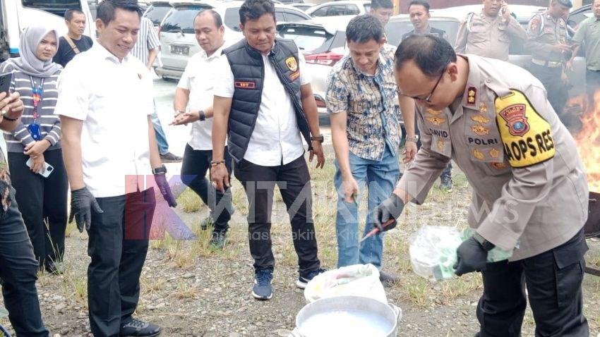 Polres Langkat Amankan 118 Tersangka Pengedar dan Pengguna Narkoba Selama 3 Bulan
