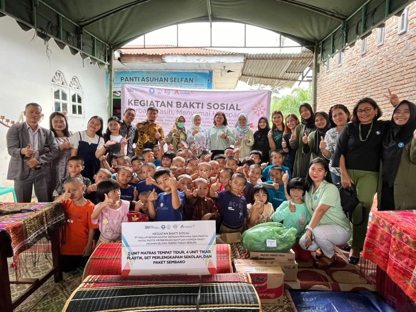 PT INALUM Rayakan Natal dengan Berbagi Kebahagiaan di Panti Asuhan Selfan